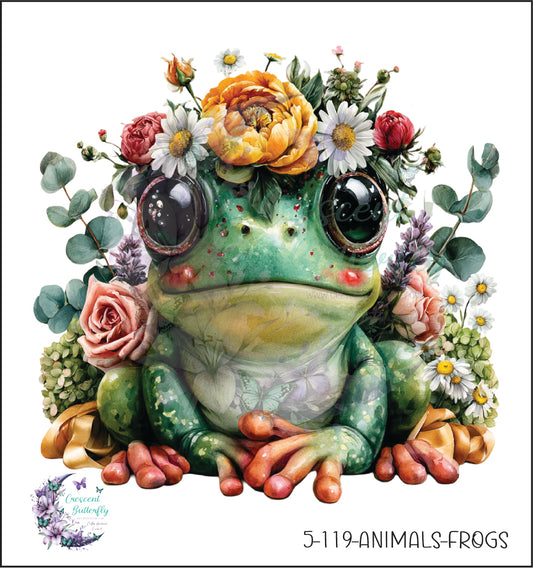 5-119-Animals-Frogs UV DTF Decal