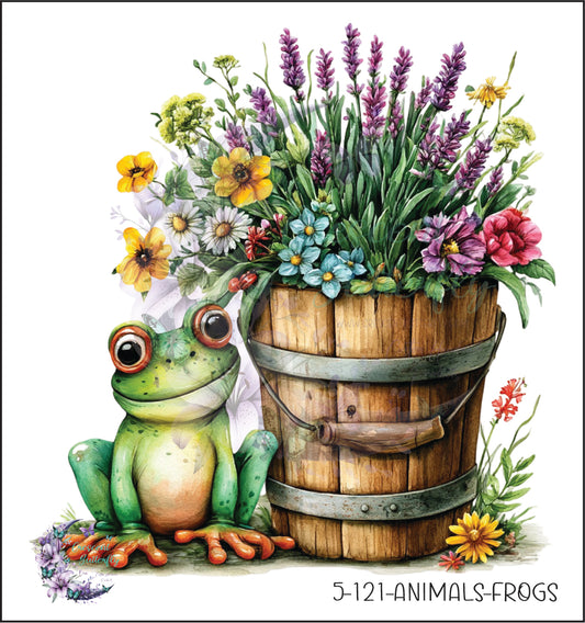 5-121-Animals-Frogs UV DTF Decal