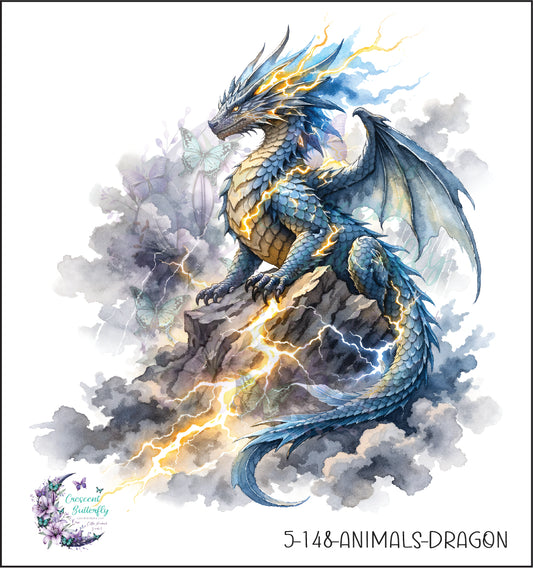 5-148-Animals-Dragon UV DTF Decal