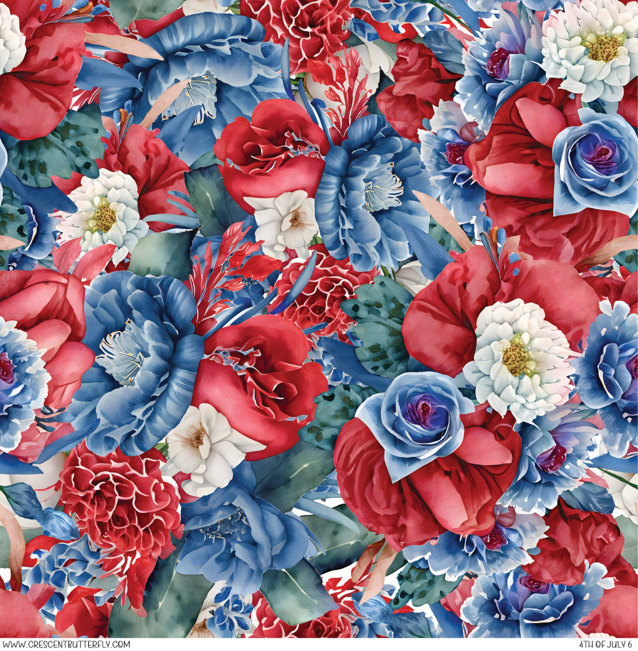 4th Of July 6 Pattern Vinyl Sheet/Wrap