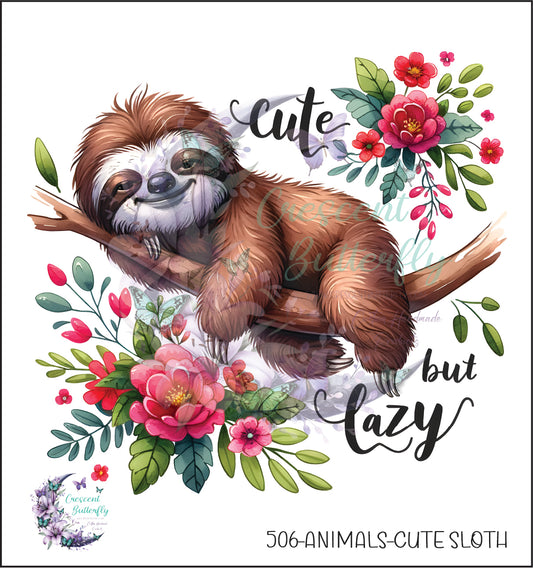 506-Animals-Cute Cloth UV DTF Decal
