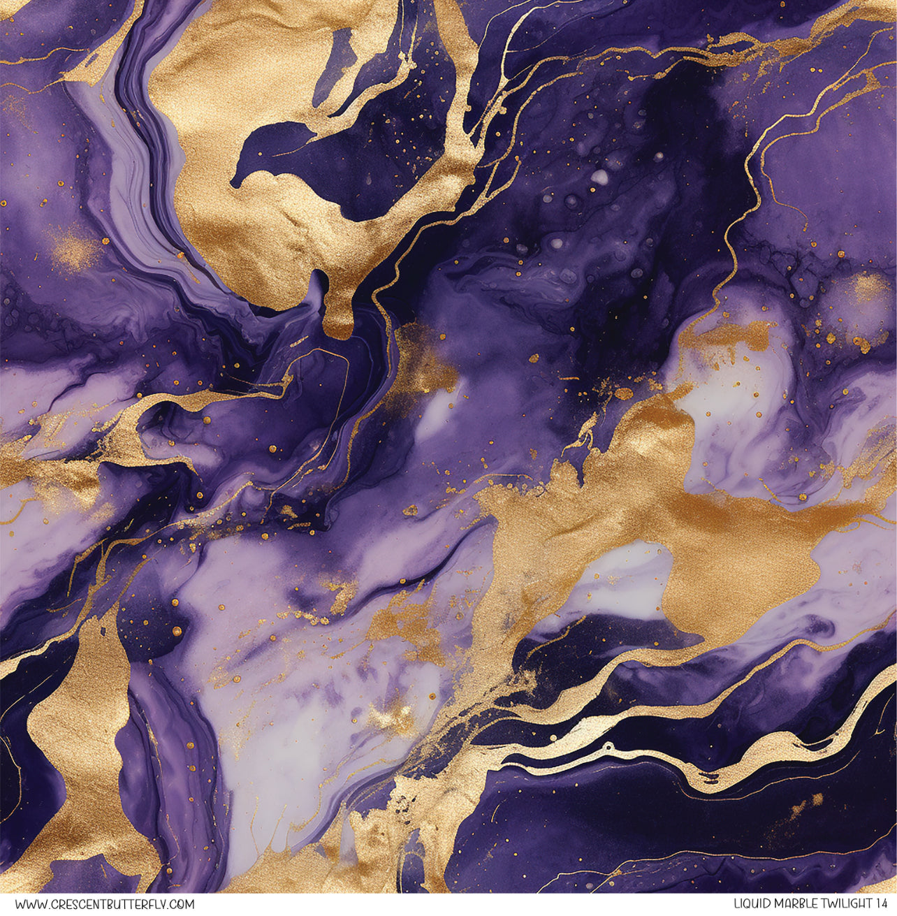 Liquid Marble Twilight 14 Vinyl Sheet/Wrap