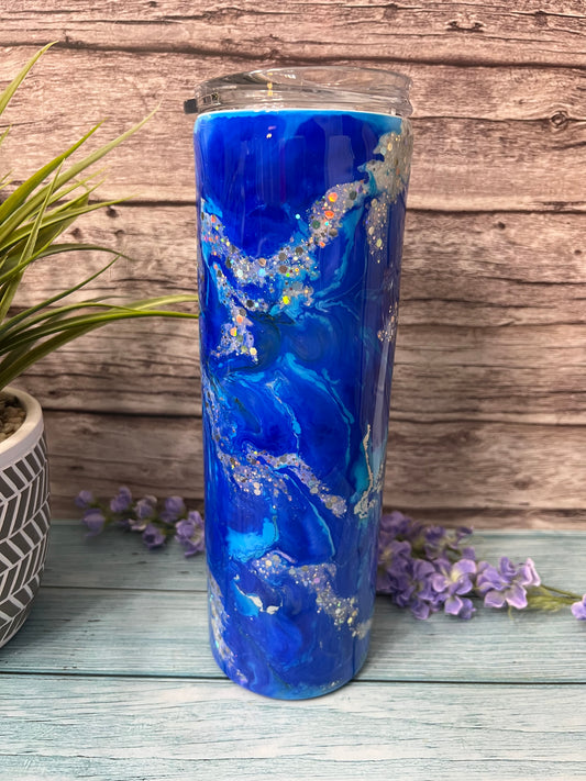 Island Paradise Handmade Custom Epoxy Tumbler