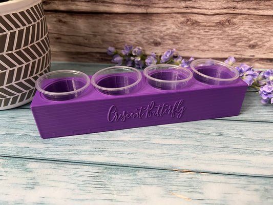 3D Printed Mixing Cup Holder -4 Count