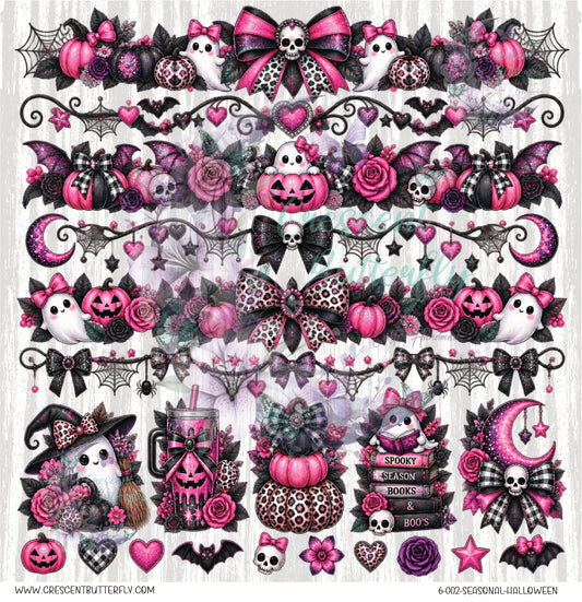6-002-Seasonal-Halloween 10x10 UV DTF Sheet