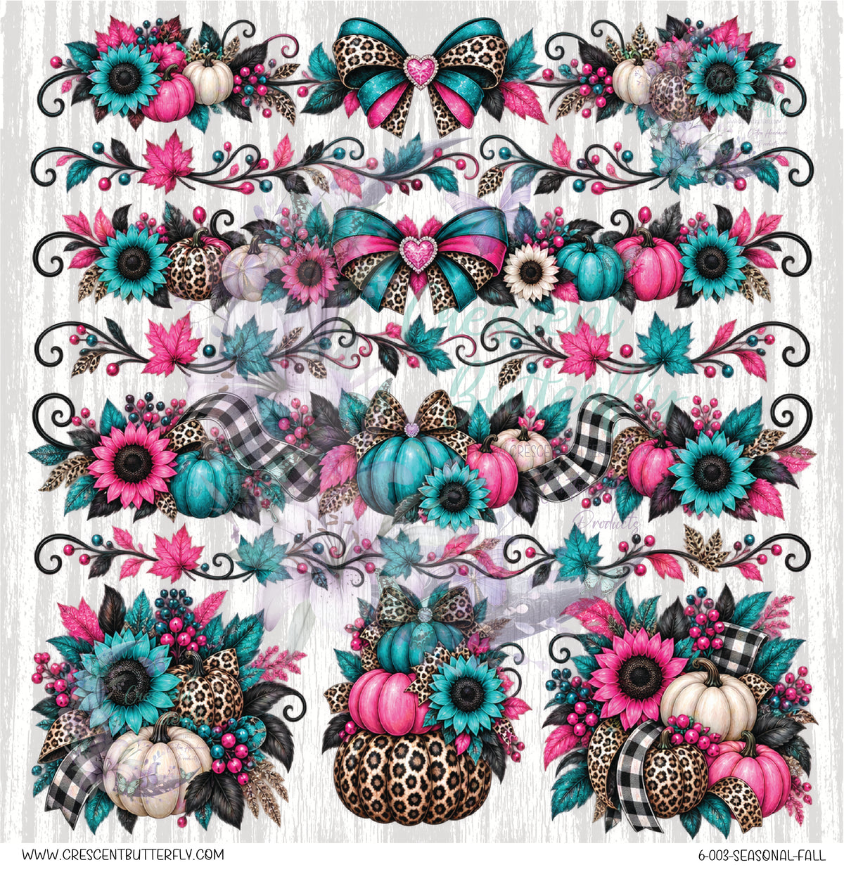 6-003-Seasonal-Fall 10x10 UV DTF Sheet