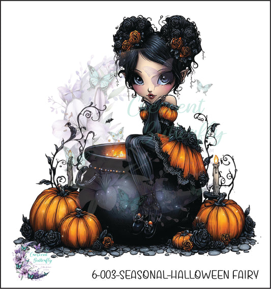 6-003-Seasonal-Halloween Fairy UV DTF Decal