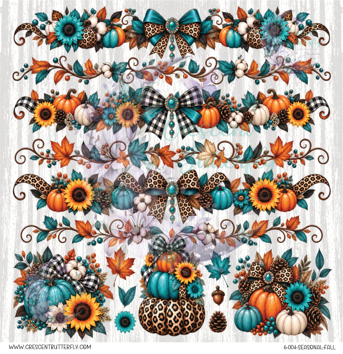 6-004-Seasonal-Fall 10x10 UV DTF Sheet