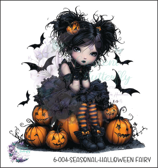 6-004-Seasonal-Halloween Fairy UV DTF Decal