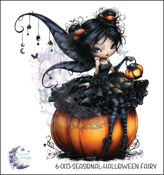 6-005-Seasonal-Halloween Fairy UV DTF Decal