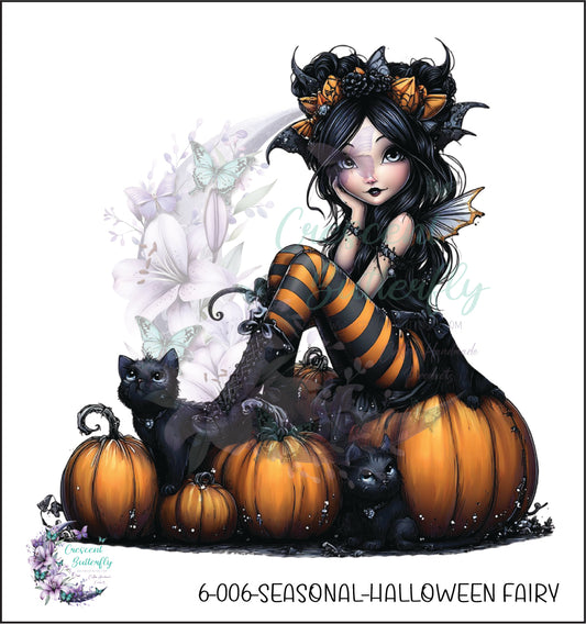 6-006-Seasonal-Halloween Fairy UV DTF Decal