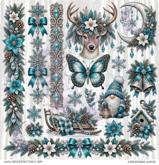 6-008-Seasonal-Winter 10x10 UV DTF Sheet