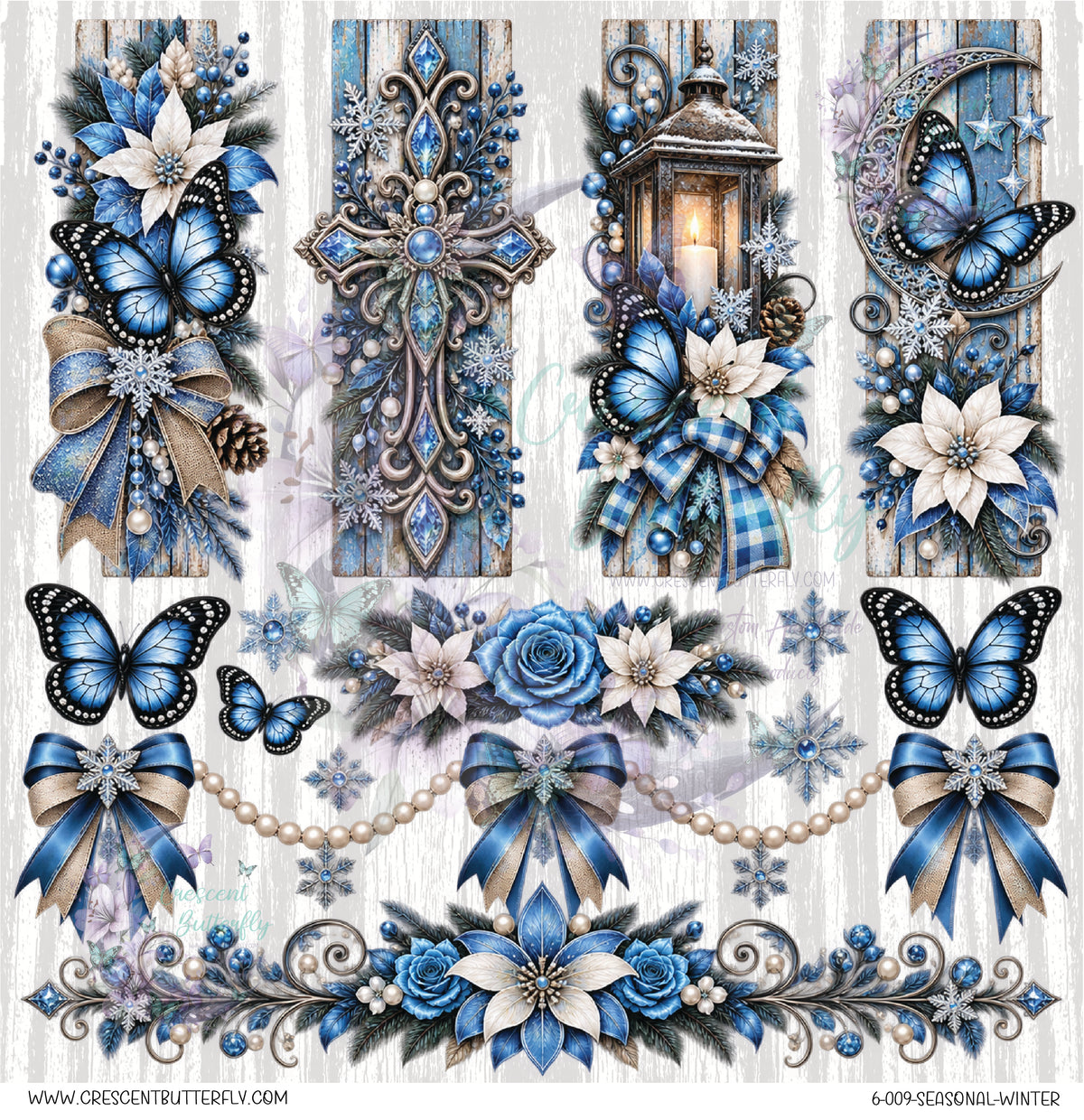 6-009-Seasonal-Winter 10x10 UV DTF Sheet
