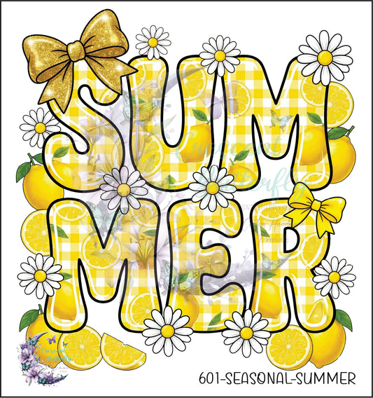 601-Seasonal-Summer UV DTF Decal