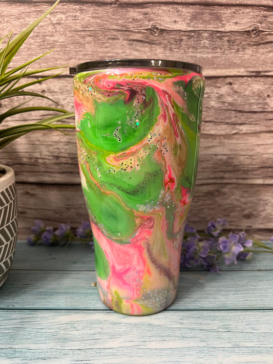 Girls Just Wanna Have Fun Handmade Custom Epoxy Tumbler