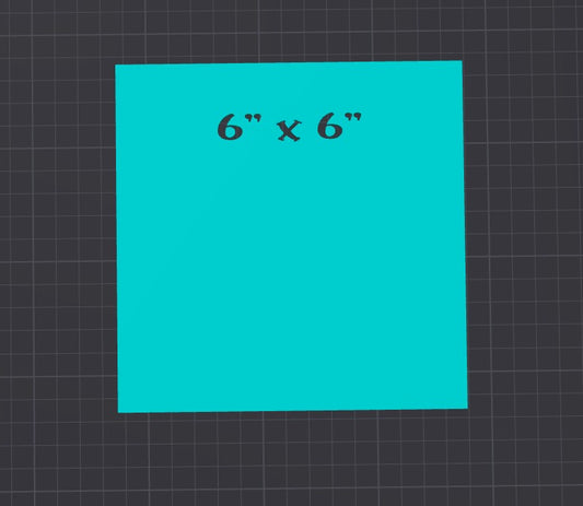 Square-Diamond 3D Printed Vinyl Template