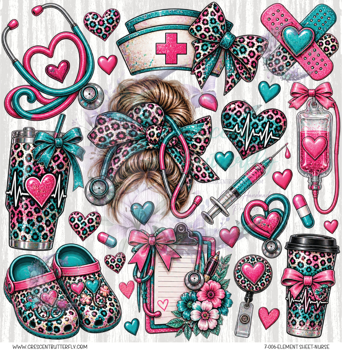 7-006-Element Sheet-Nurse UV DTF