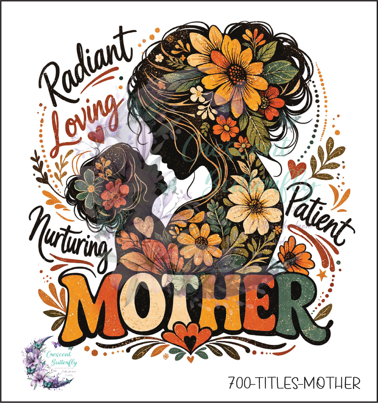 700-Titles-Mother UV DTF Decal
