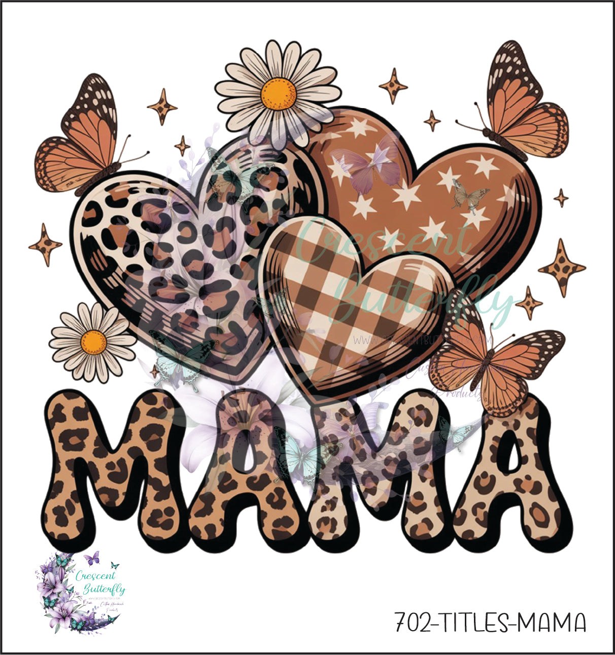 702-Titles-Mama UV DTF Decal