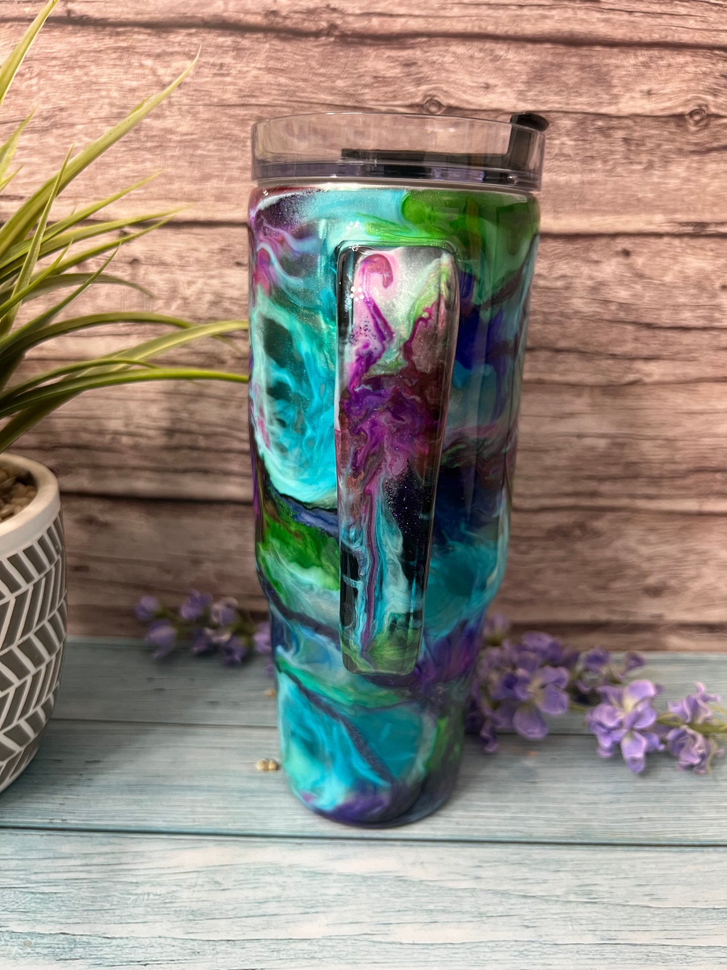 Moody Gardens Handmade Custom Epoxy Tumbler