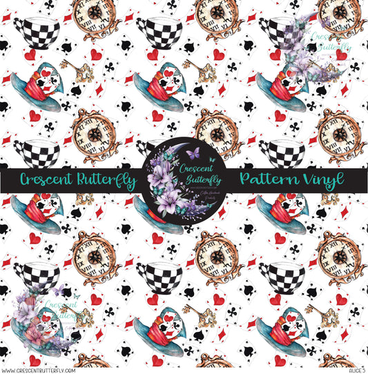 Alice 5 Printed Vinyl Sheet/Wrap