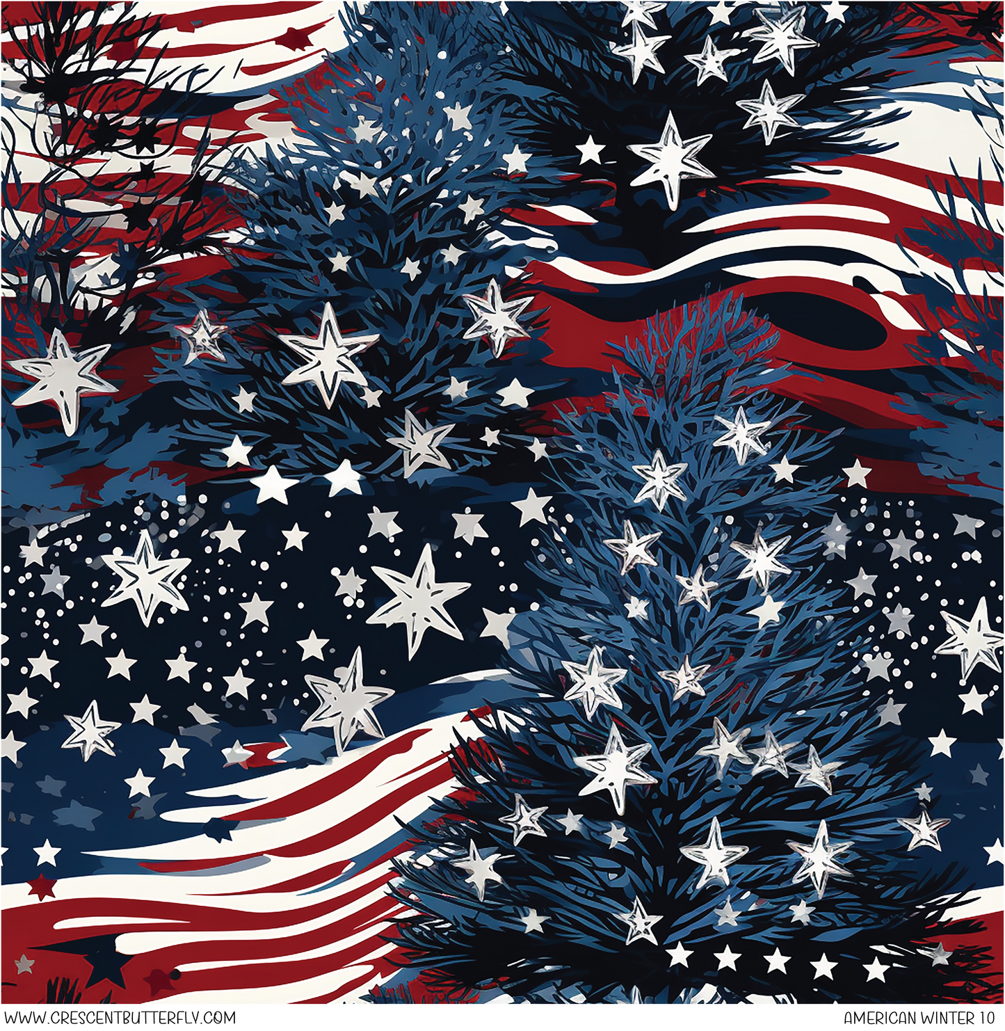 American Winter 10 Vinyl Sheet/Wrap