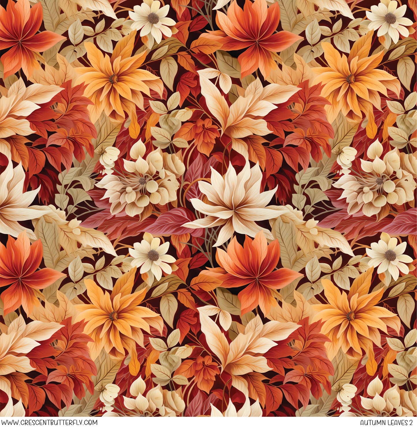 Autumn Leaves 2 Printed Vinyl Sheet/Wrap