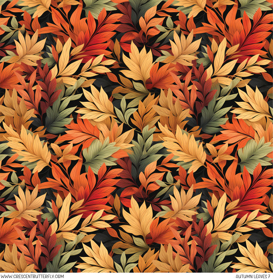 Autumn Leaves 7 Printed Vinyl Sheet/Wrap