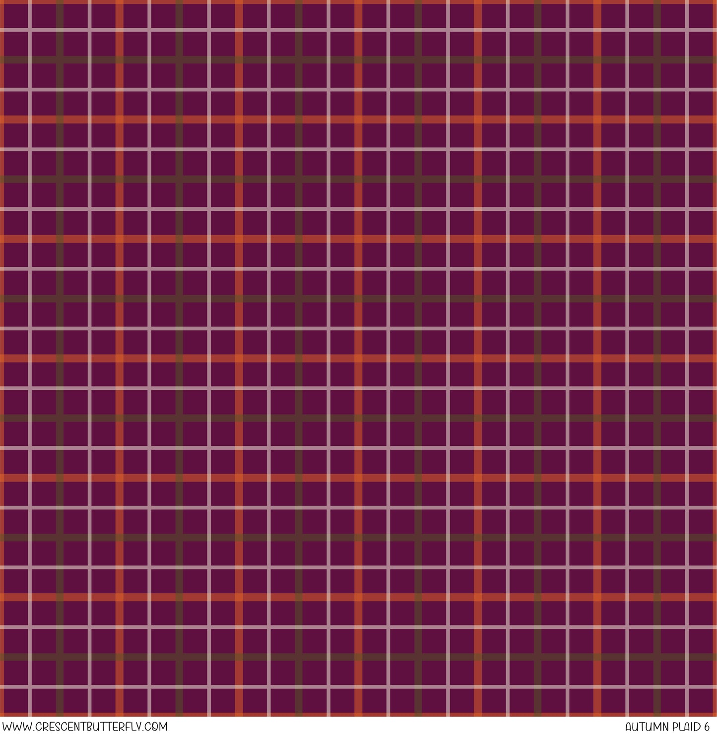 Autumn Plaid 2 Printed Vinyl Sheet/Wrap