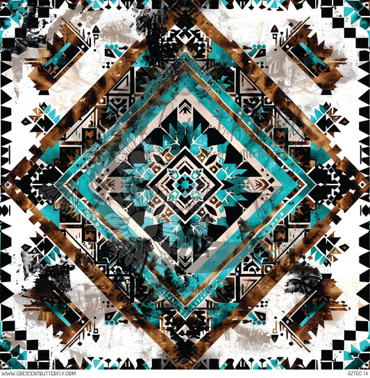 Aztec 14 Printed Vinyl Sheet/Wrap
