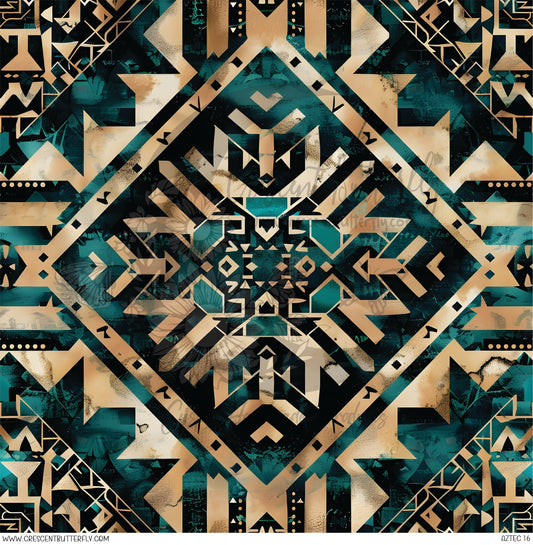 Aztec 16 Printed Vinyl Sheet/Wrap