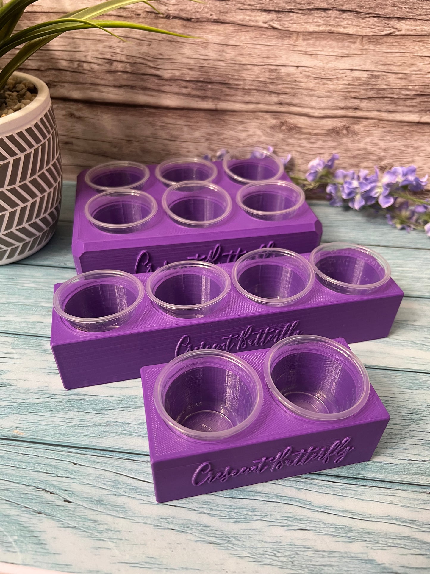 3D Printed Mixing Cup Holder -4 Count