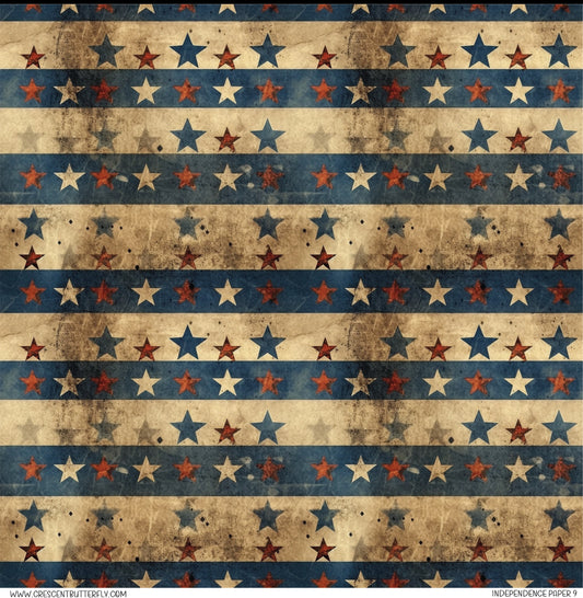 Independence Paper 9 Pattern Vinyl Sheet/Wrap