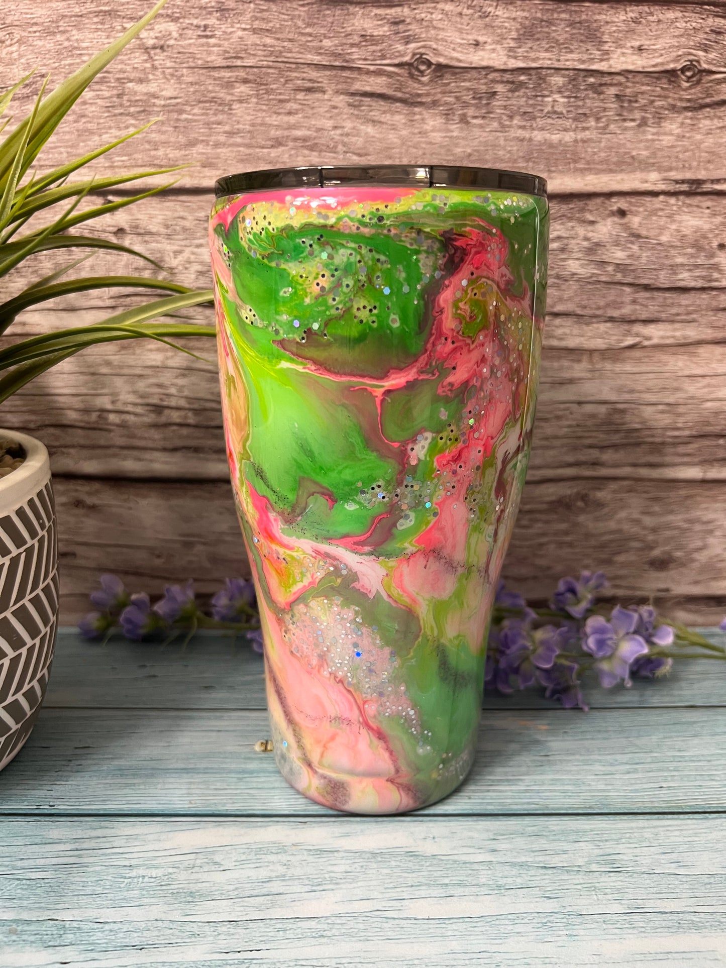 Girls Just Wanna Have Fun Handmade Custom Epoxy Tumbler