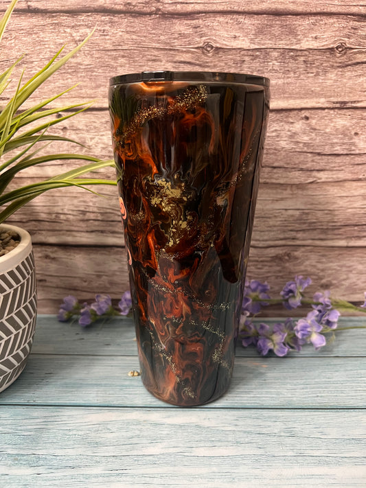 Campfire Handmade Custom Epoxy Tumbler