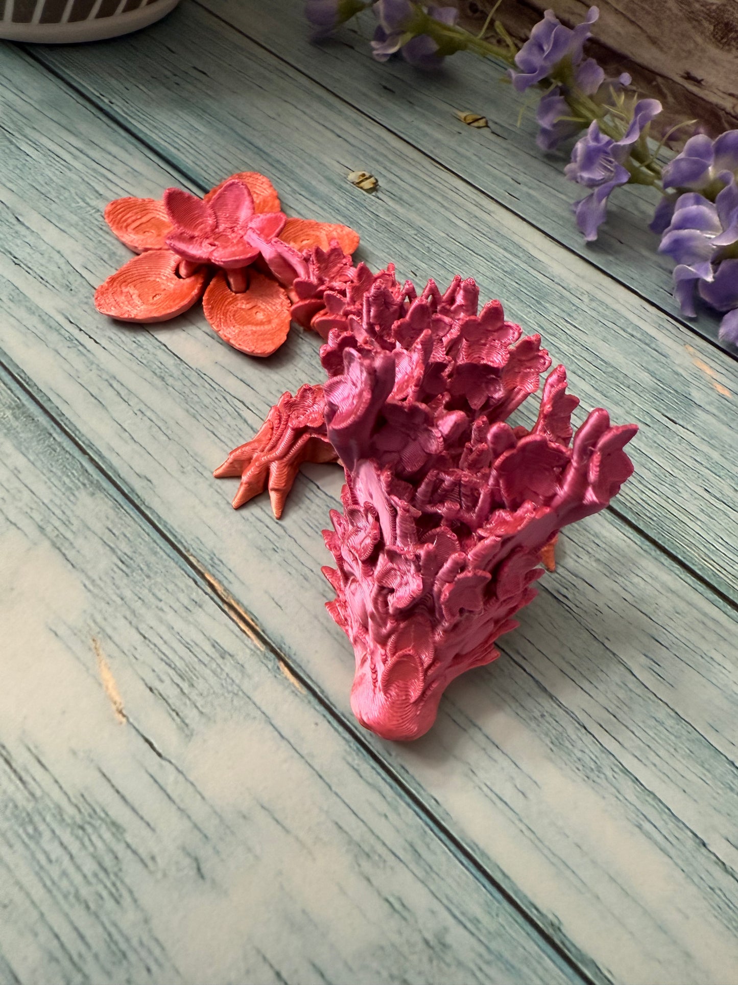 3D Printed Cherry Blossom Dragon