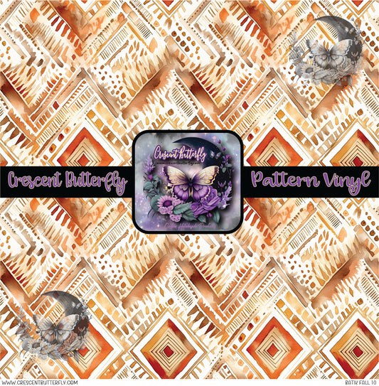 Batik Fall 10 Printed Vinyl Sheet/Wrap