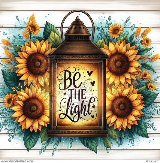 Be The Light Printed Vinyl Sheet/Wrap