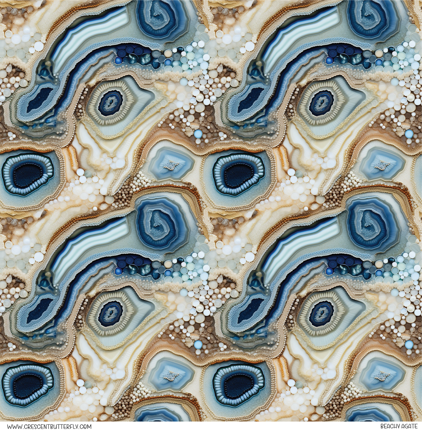 Beachy Agate Vinyl Sheet/Wrap