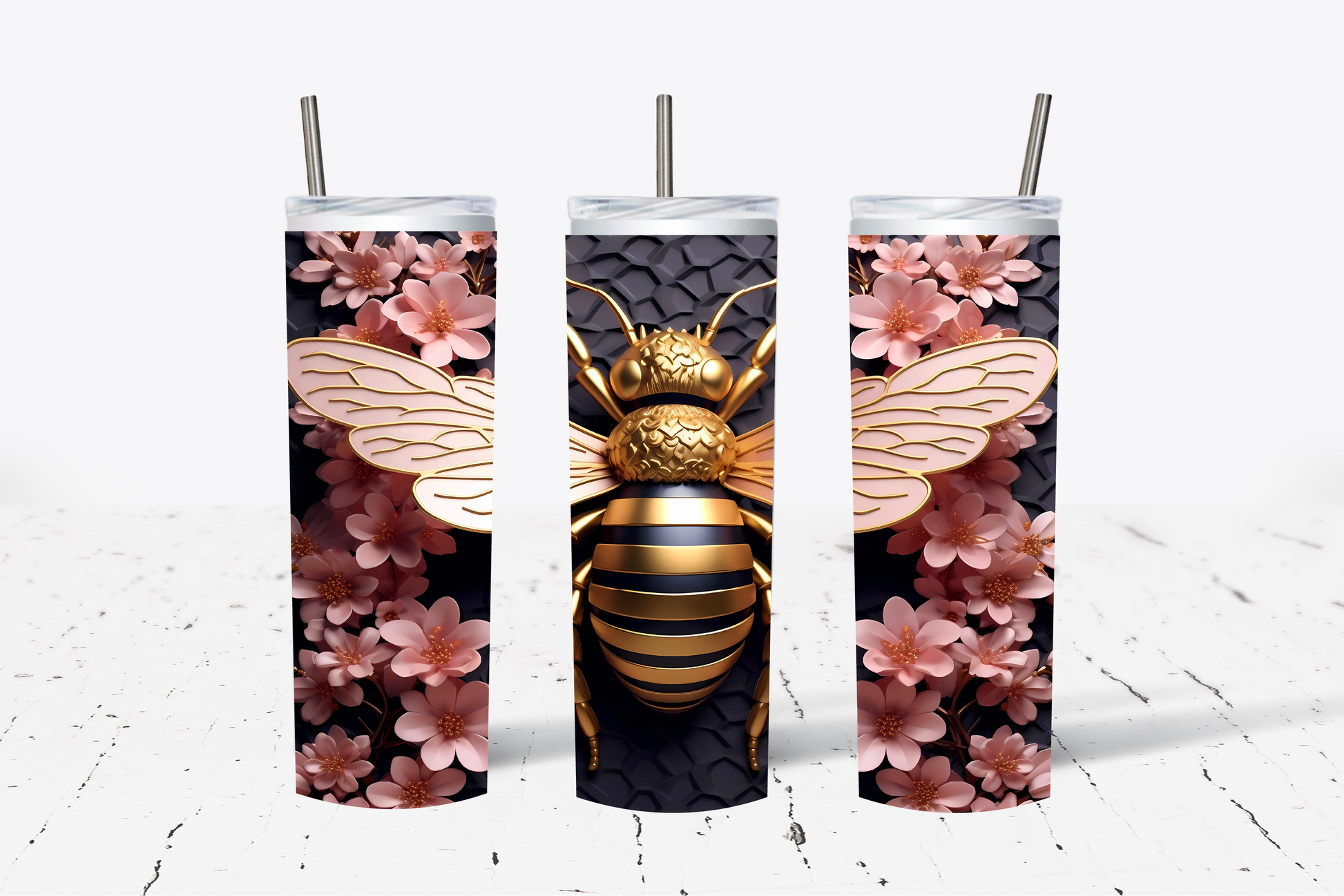 3d Bee Tumbler