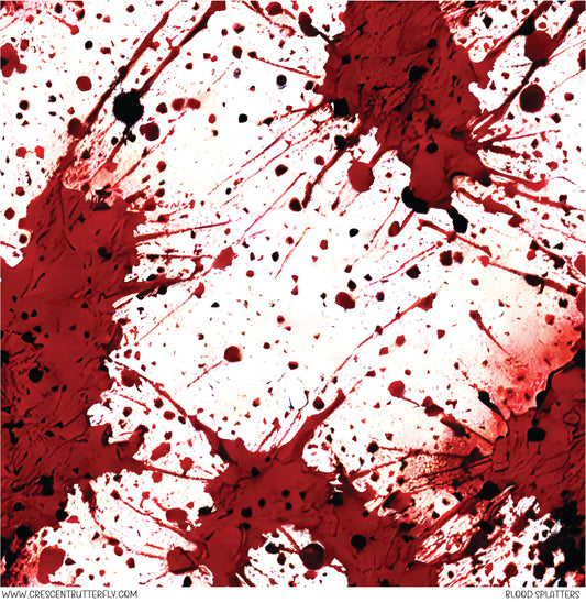 Blood Splatters Vinyl Sheet/Wrap