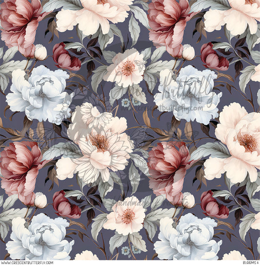 Blooms 4 Printed Vinyl Sheet/Wrap