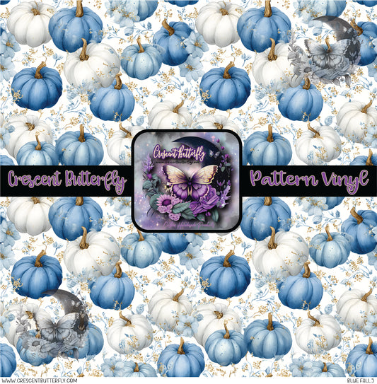 Blue Fall 5 Printed Vinyl Sheet/Wrap