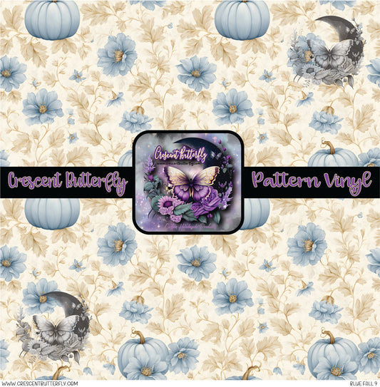 Blue Fall 9 Printed Vinyl Sheet/Wrap