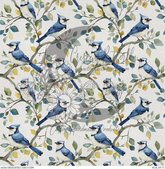 Blue Jay 10 Printed Vinyl Sheet/Wrap