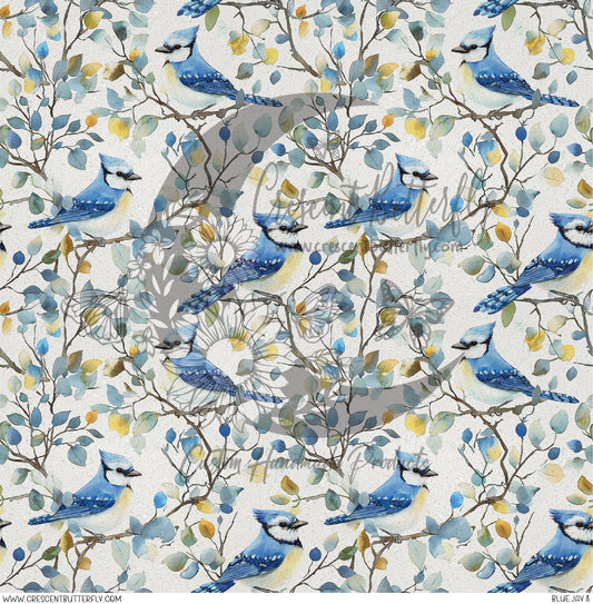 Blue Jay 8 Printed Vinyl Sheet/Wrap