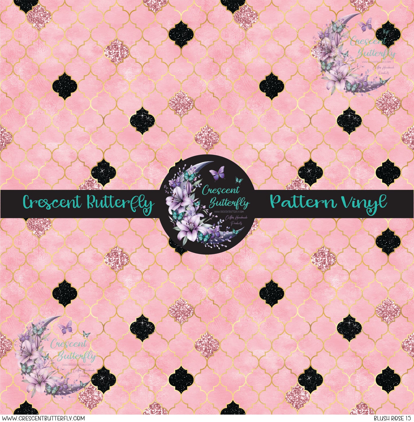 Blush Rose 15 Printed Vinyl Sheet/Wrap