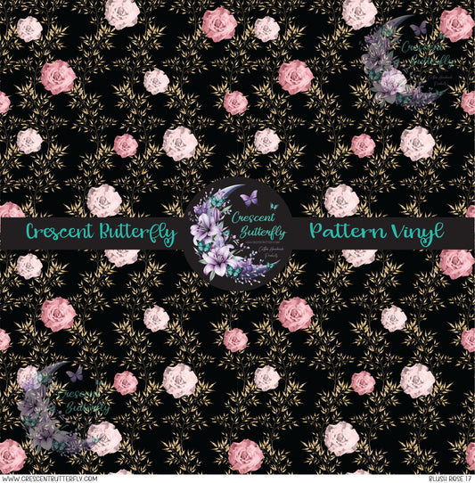 Blush Rose 17 Printed Vinyl Sheet/Wrap