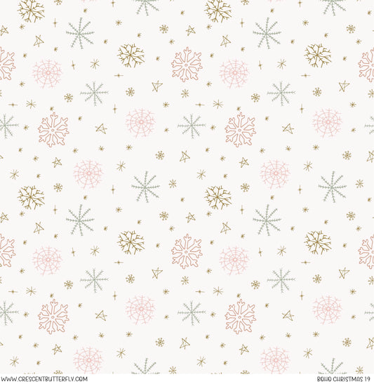 Boho Christmas 19 Printed Vinyl Sheet/Wrap