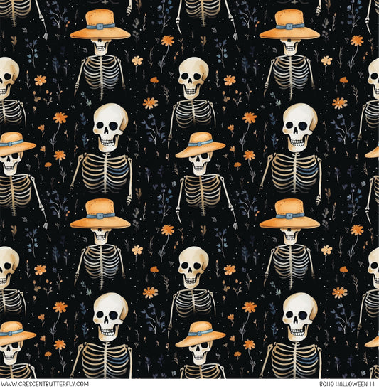 Boho Halloween 11 Printed Vinyl Sheet/Wrap